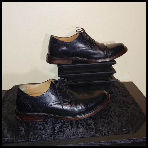 Johnston & Murphy Other - Johnston & Murphy Leather Cap Toe Dress Shoes